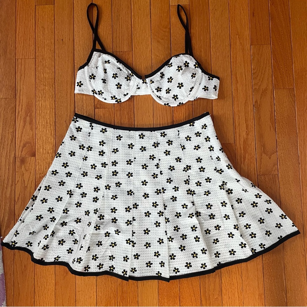 Floral skirt set
